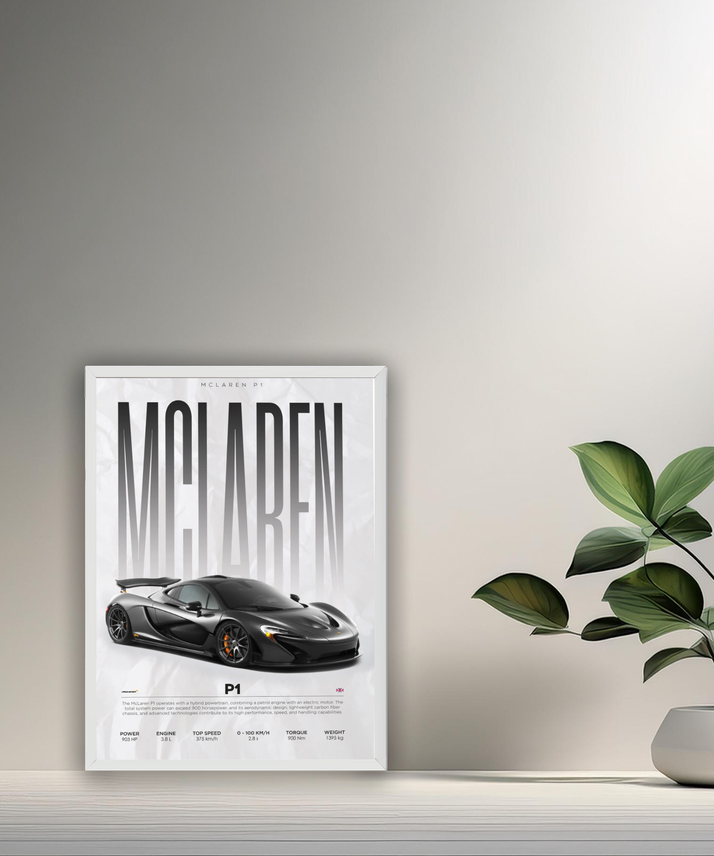 Cadre photo McLaren P1