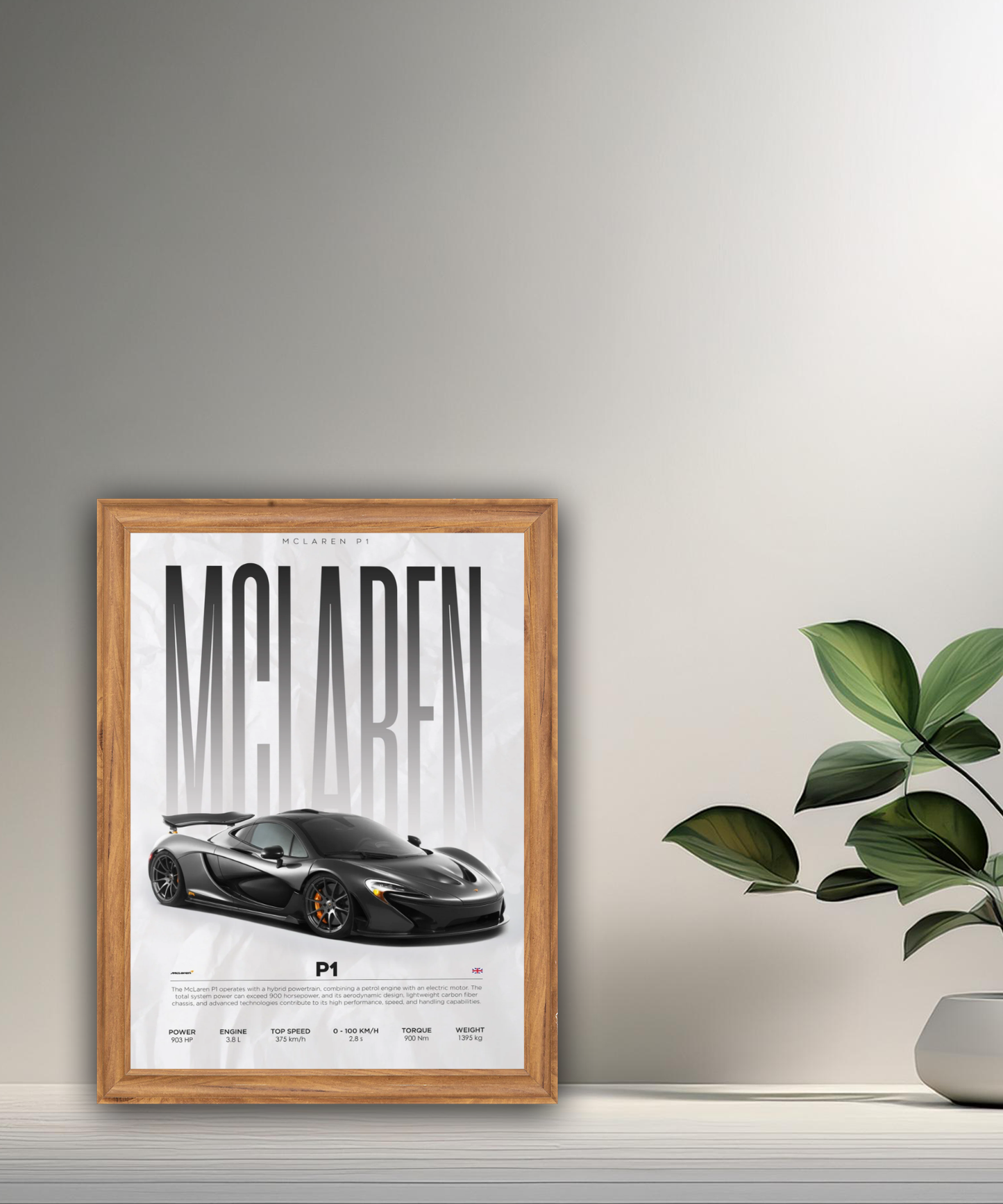 Cadre photo McLaren P1