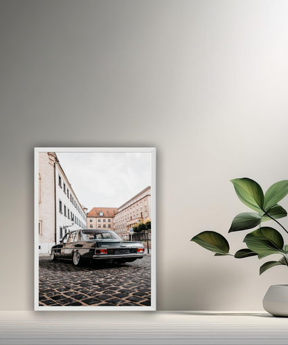 Cadre photo Mercedes Old School