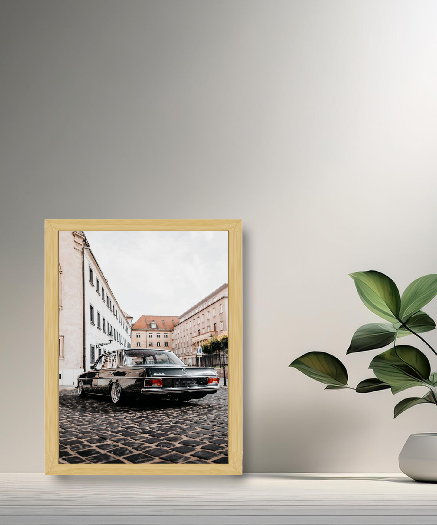 Cadre photo Mercedes Old School