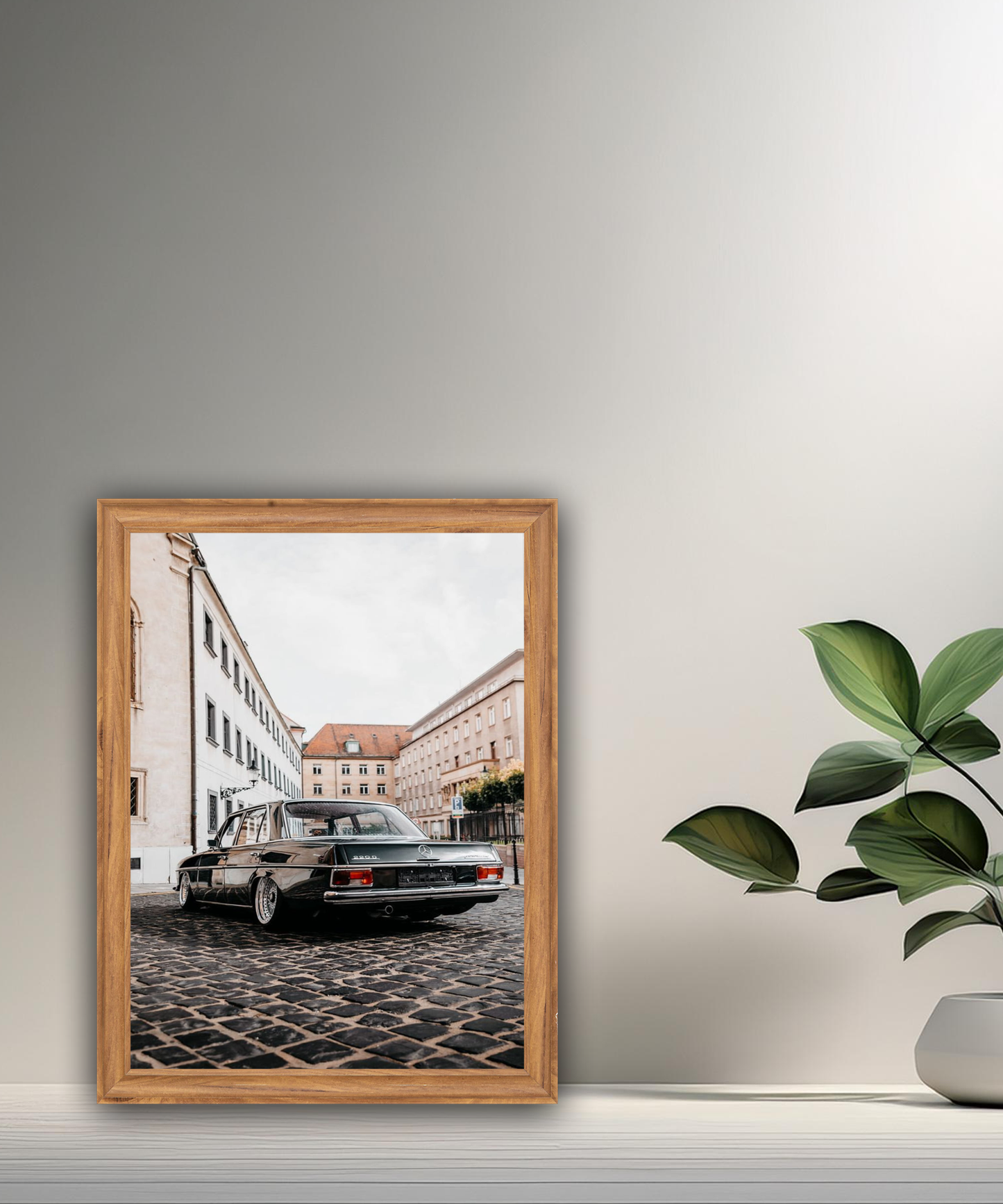 Cadre photo Mercedes Old School