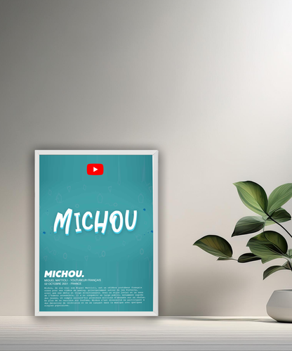 Cadre photo Michou