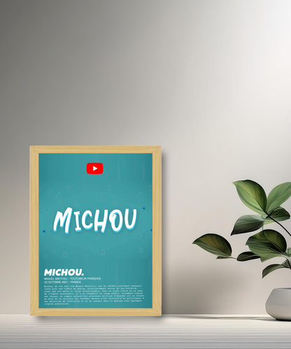 Cadre photo Michou