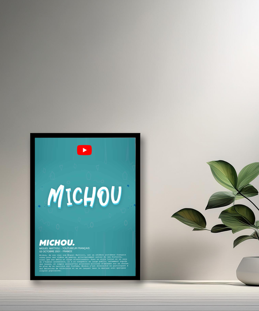 Cadre photo Michou