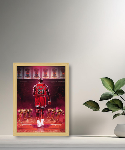 Cadre photo de Michael Jordan Basketball