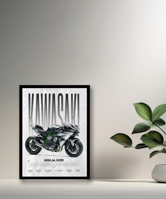 Cadre photo Kawasaki Ninja H2R