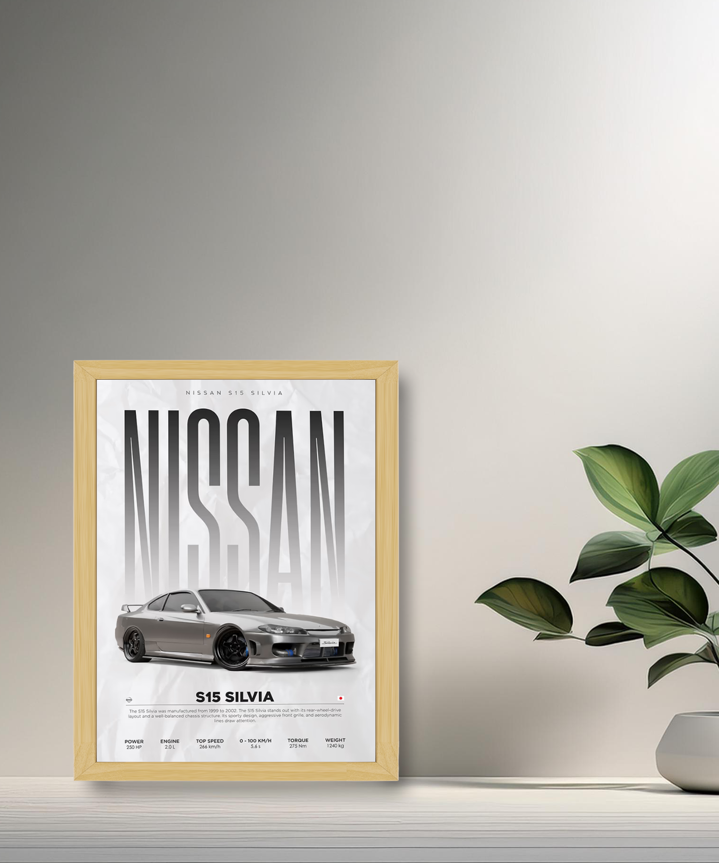 Cadre photo Nissan S15 Silvia
