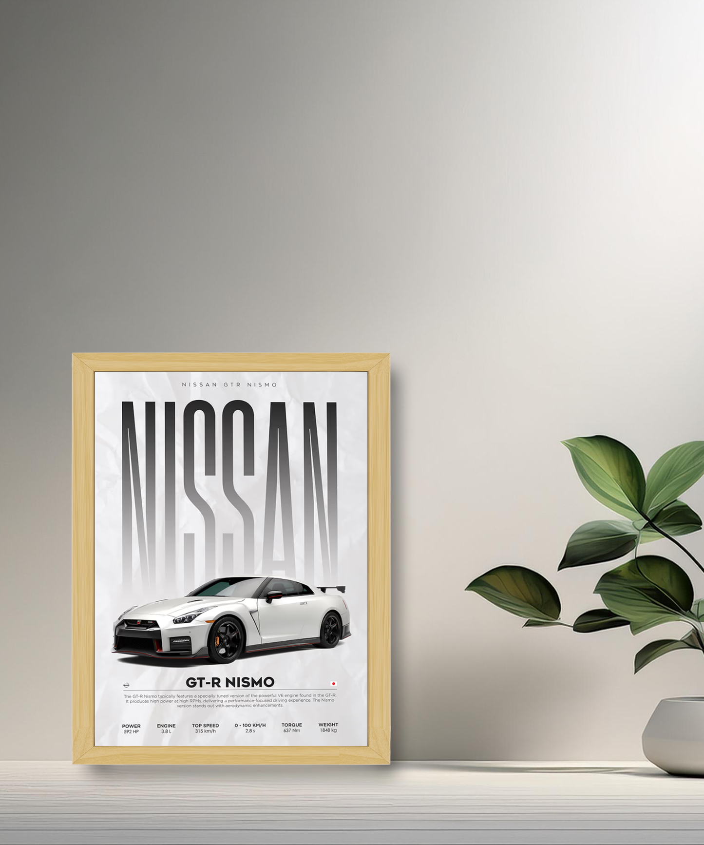 Cadre photo Nissan GT-R Nismo