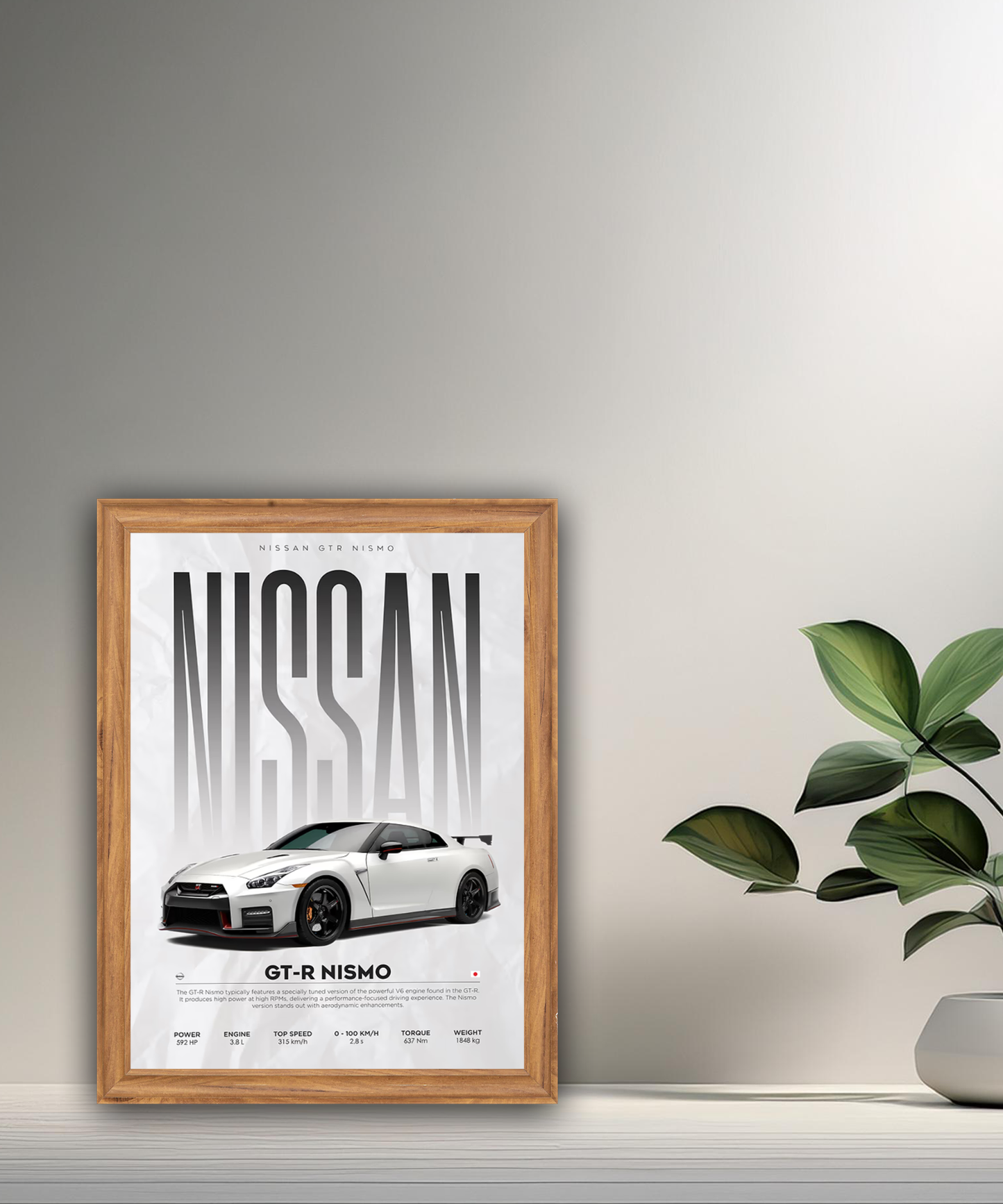 Cadre photo Nissan GT-R Nismo