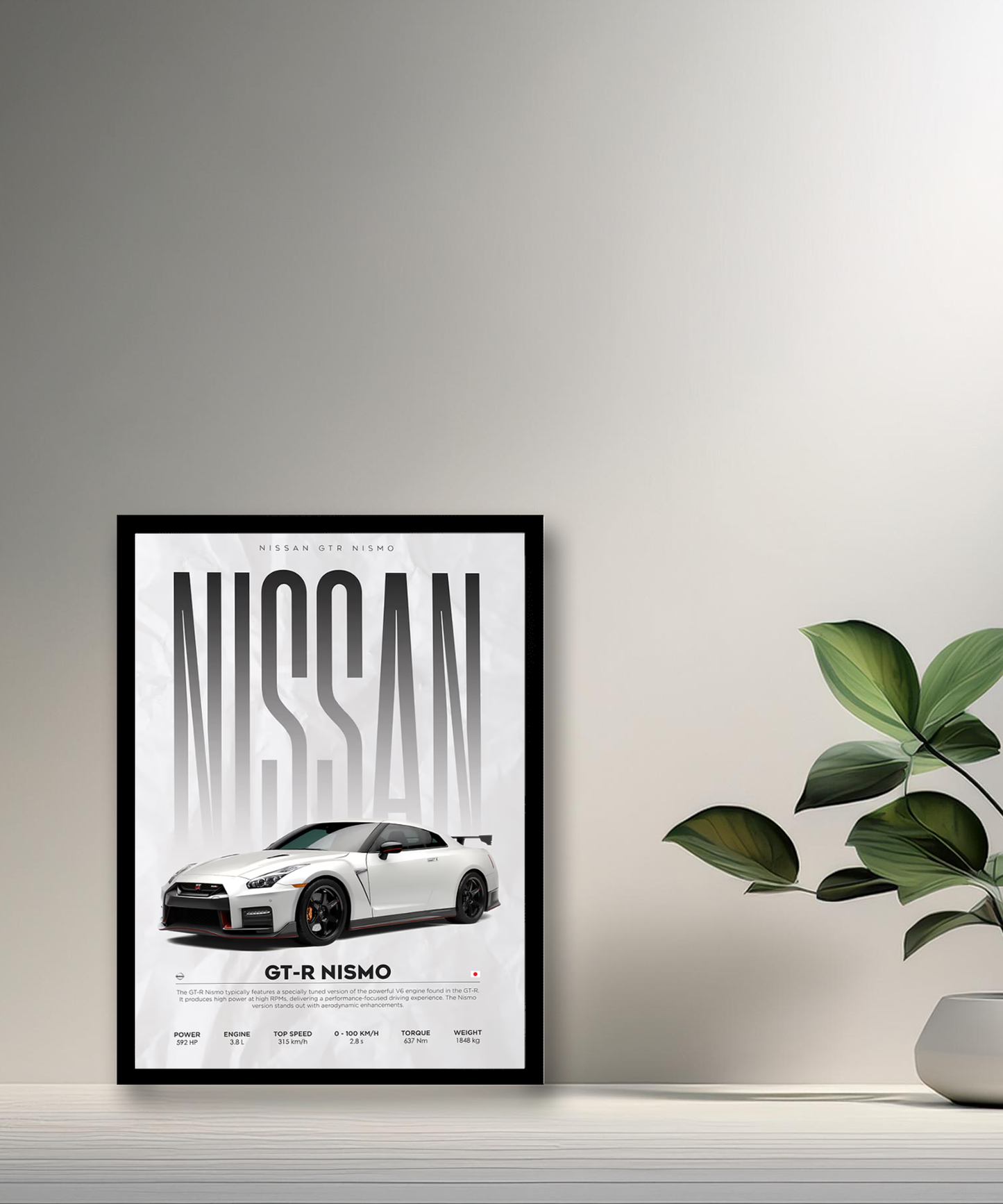Cadre photo Nissan GT-R Nismo