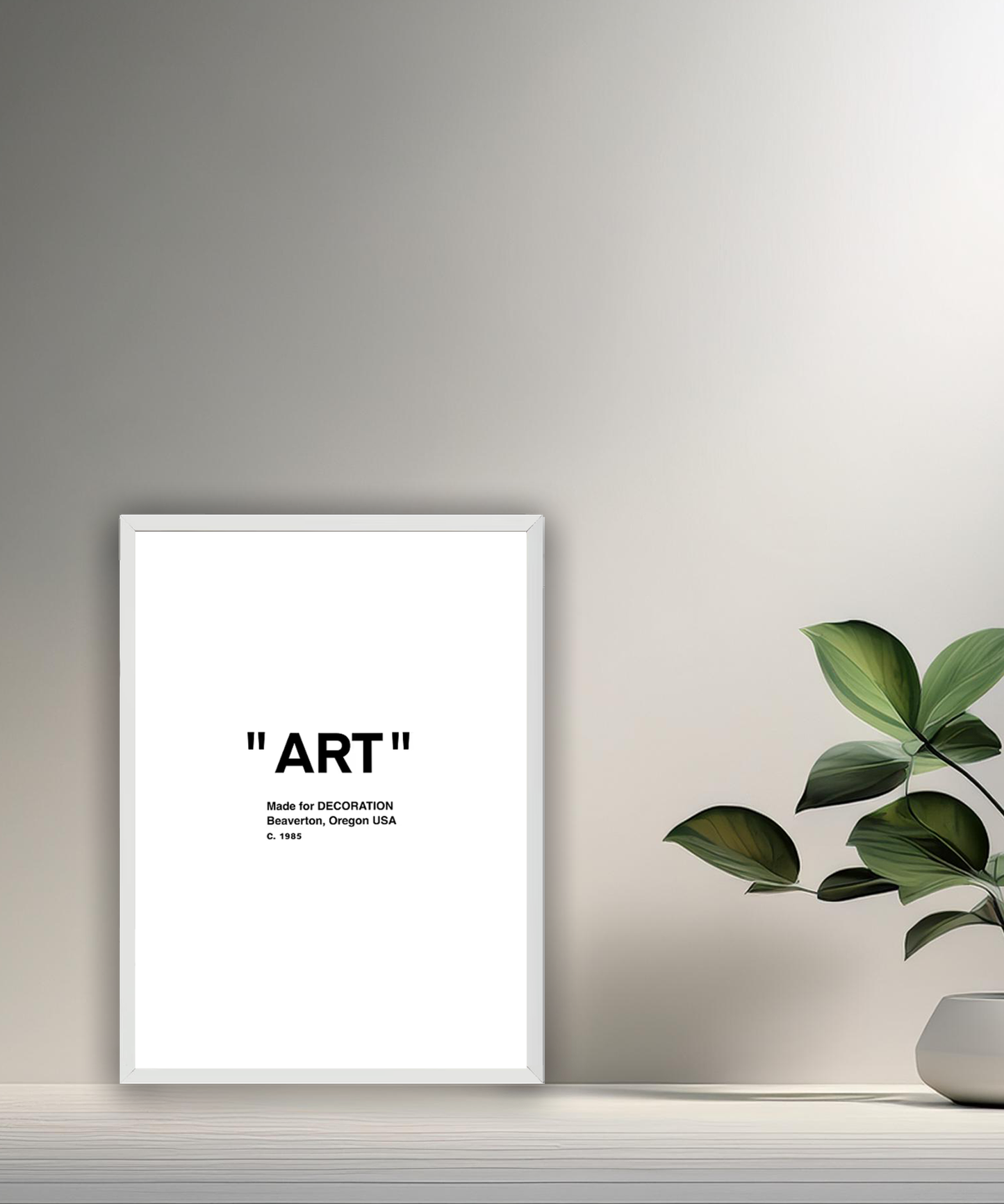 Cadre photo Off-White "Art"