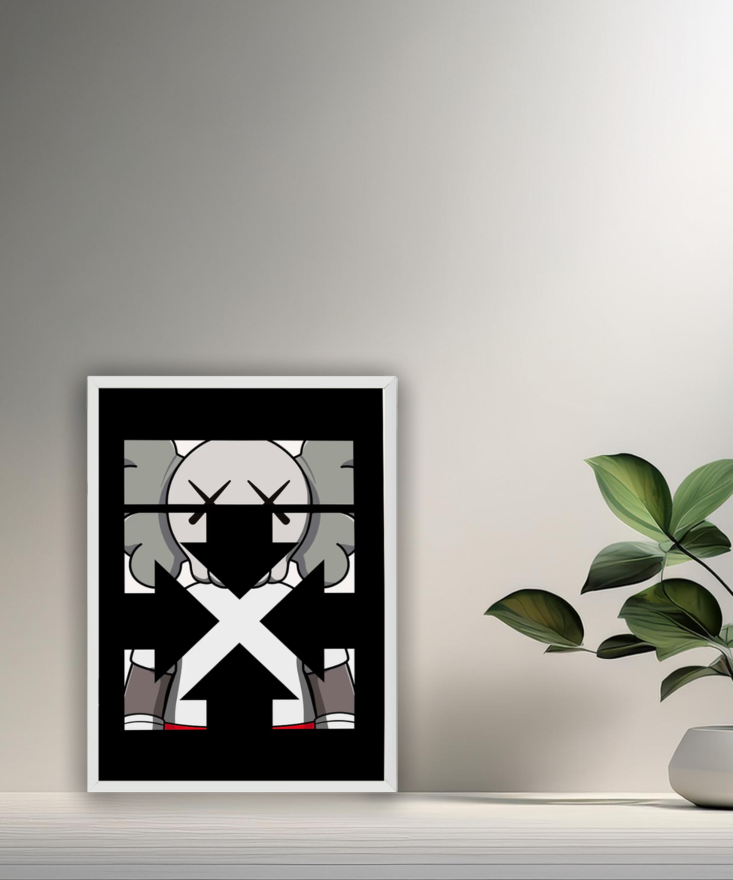 Cadre photo Off-White x Kaws
