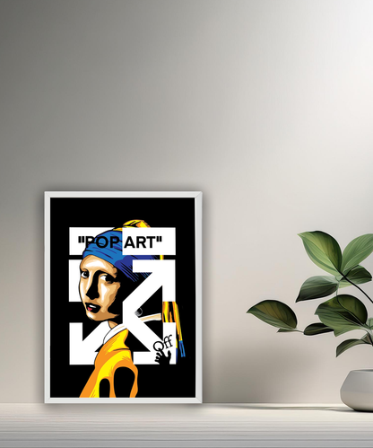 Cadre photo Off-White "Pop-Art"