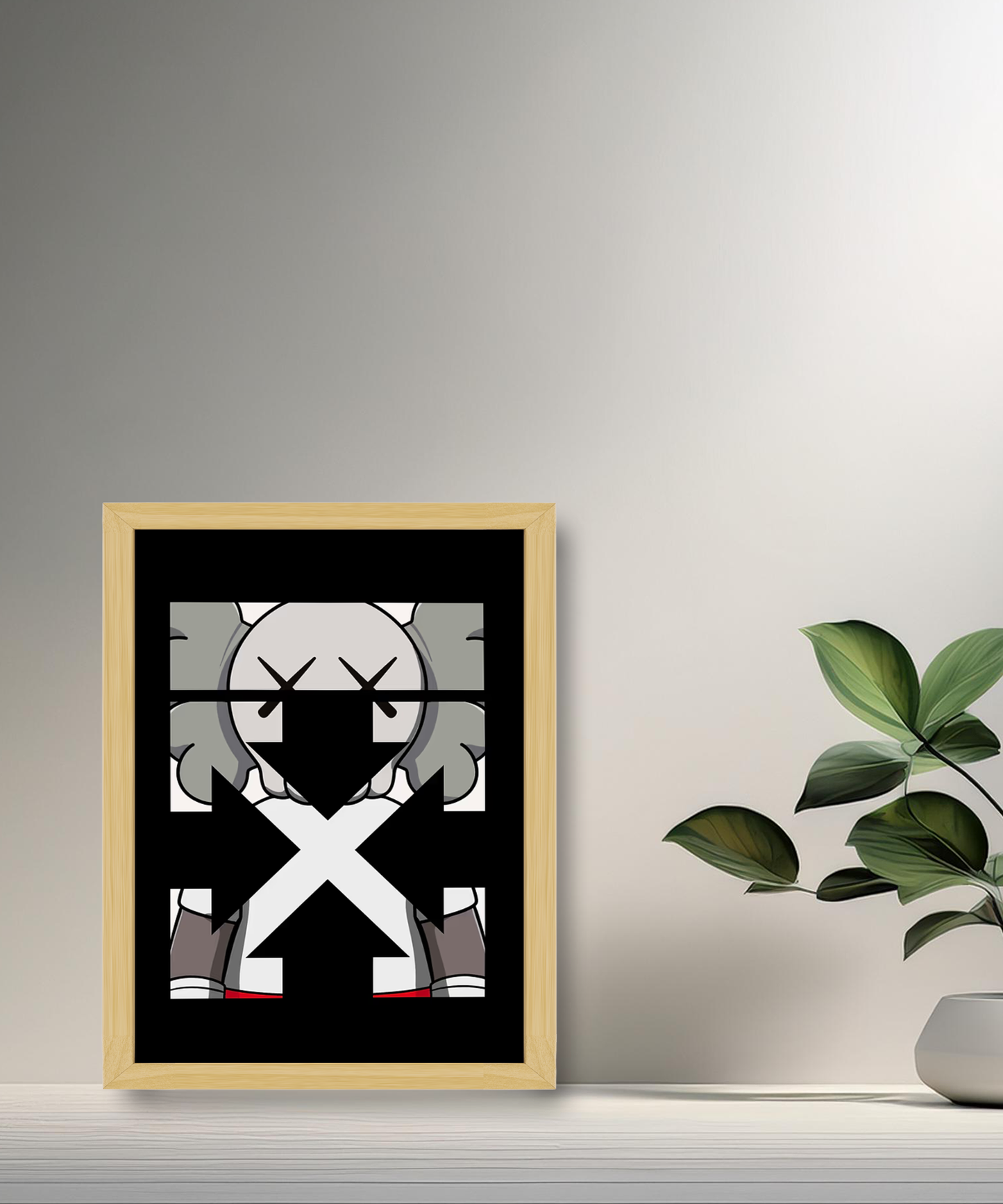 Cadre photo Off-White x Kaws