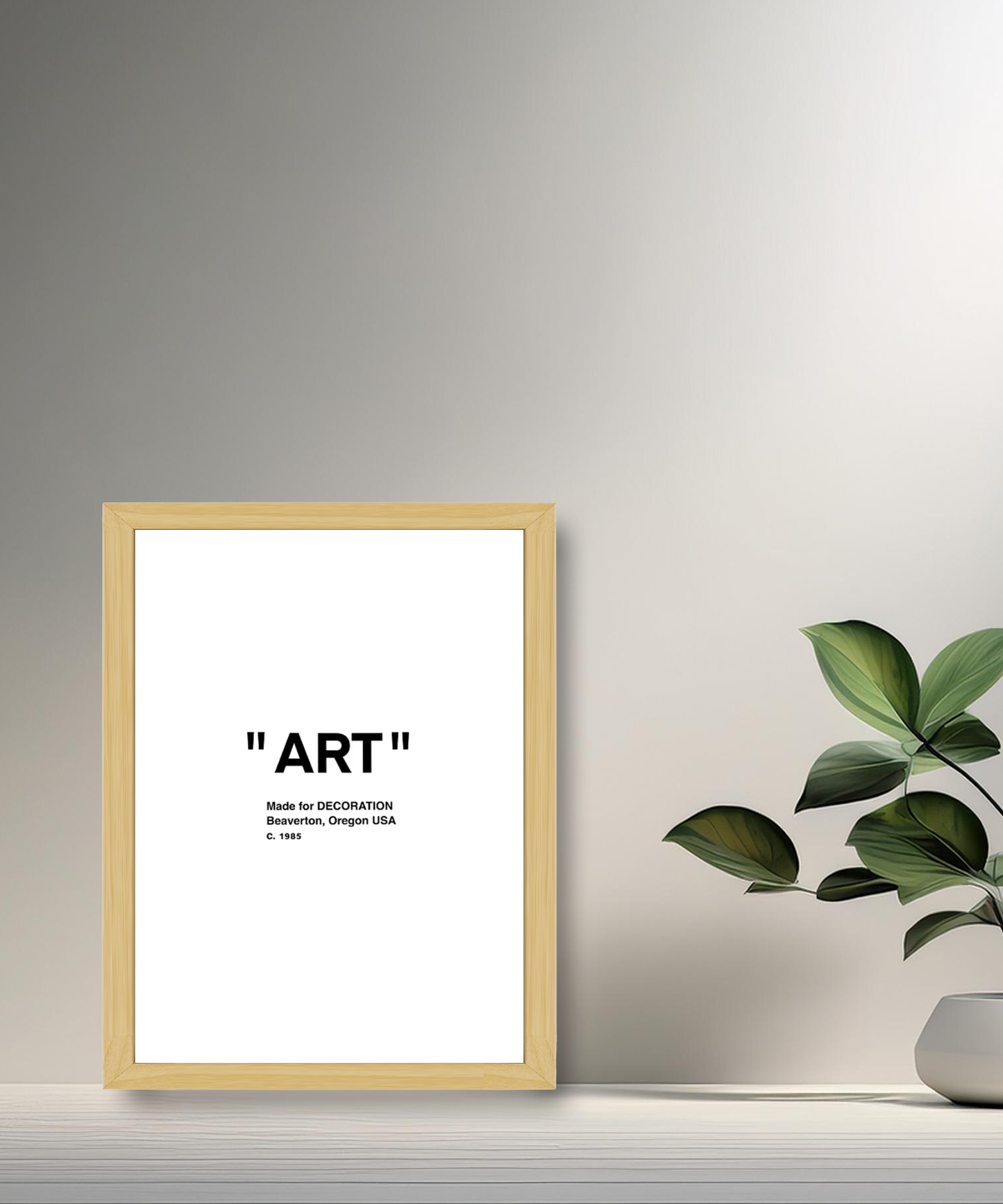 Cadre photo Off-White "Art"
