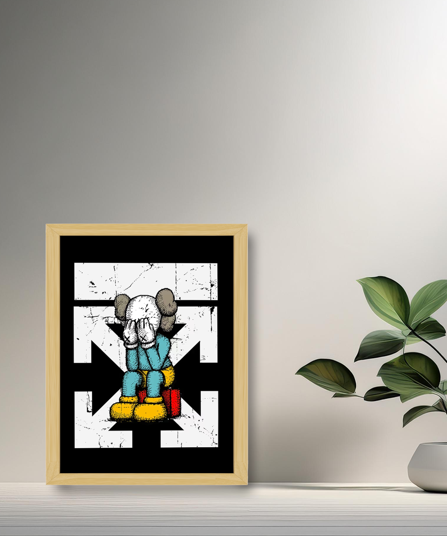 Cadre photo Off-White x Kaws