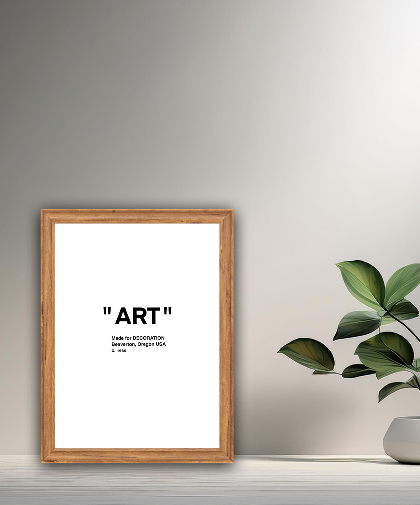 Cadre photo Off-White "Art"