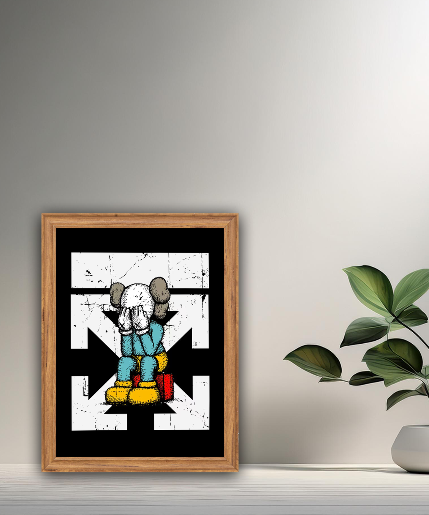 Cadre photo Off-White x Kaws
