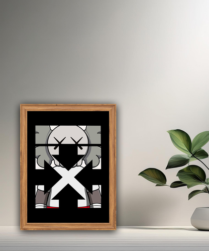 Cadre photo Off-White x Kaws