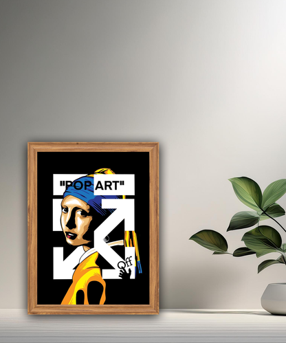 Cadre photo Off-White "Pop-Art"
