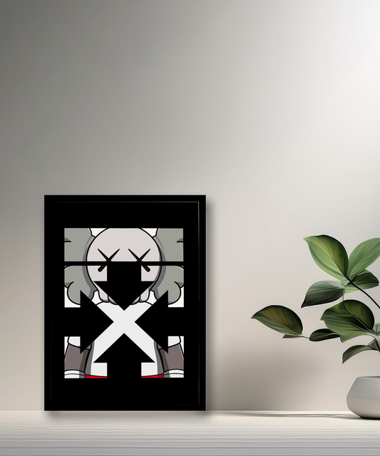Cadre photo Off-White x Kaws