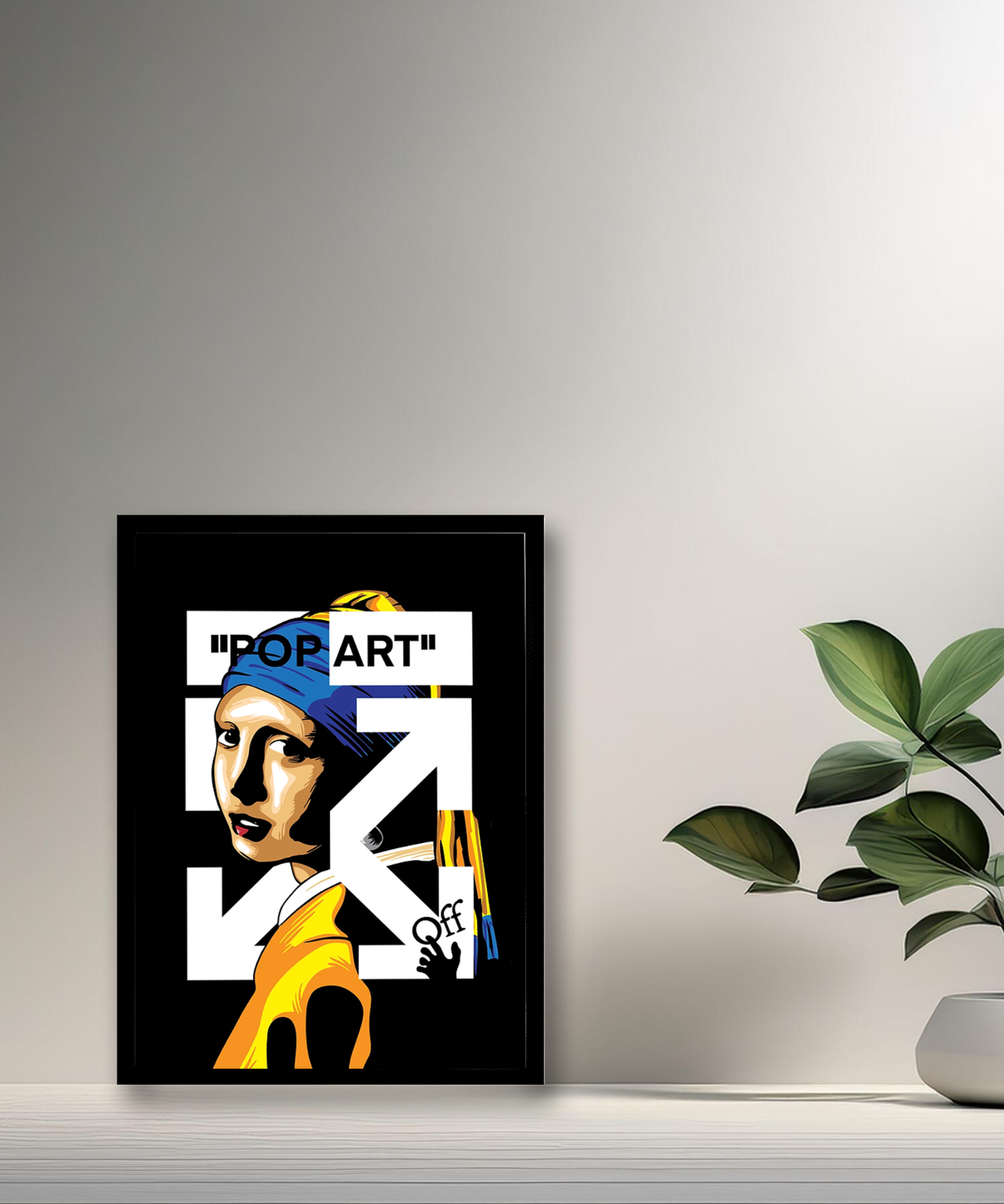 Cadre photo Off-White "Pop-Art"