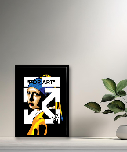 Cadre photo Off-White "Pop-Art"