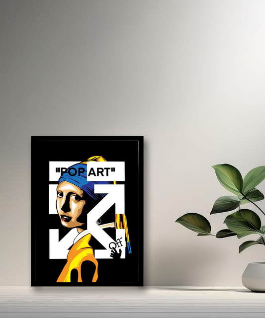 Cadre photo Off-White "Pop-Art"