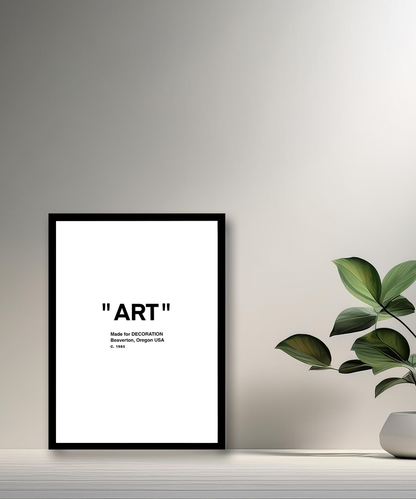 Cadre photo Off-White "Art"