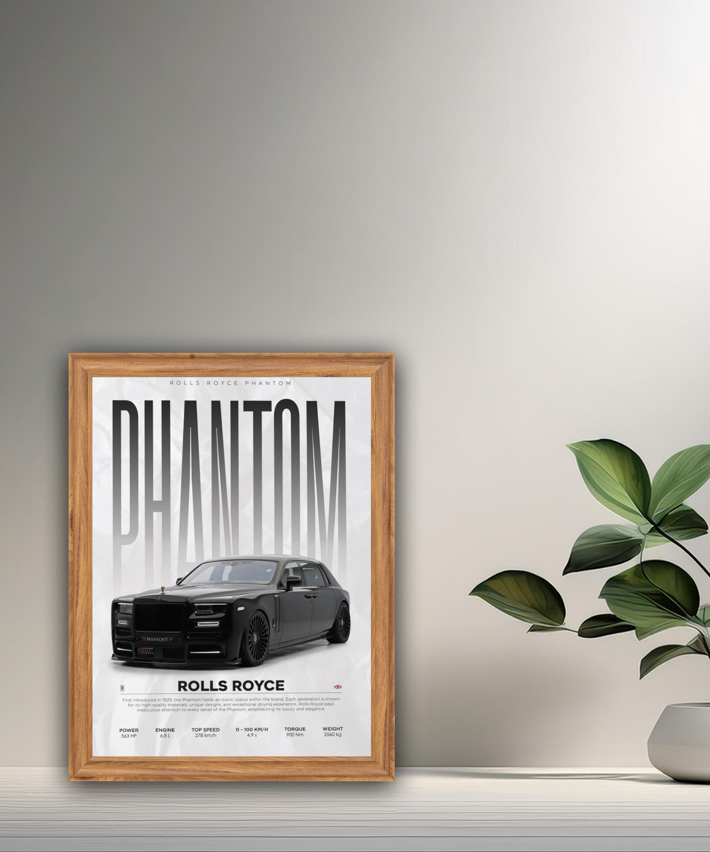 Cadre photo Rolls Royce Phantom