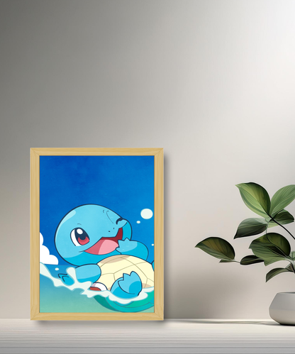 Cadre photo de Carapuce Pokémon