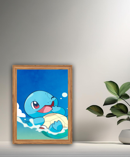 Cadre photo de Carapuce Pokémon