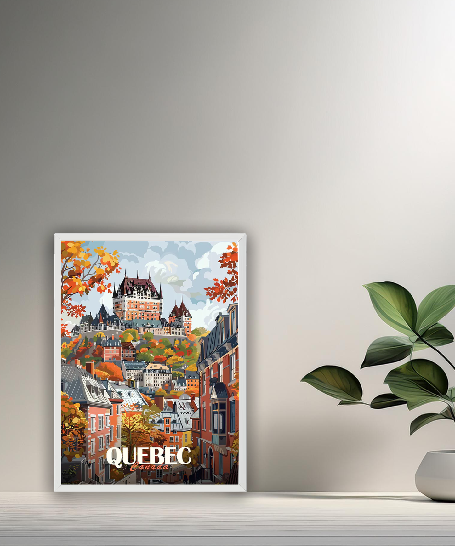 Cadre photo Quebec Canada