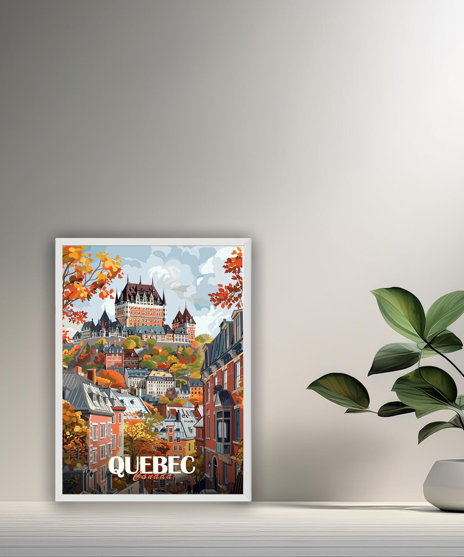 Cadre photo Quebec Canada