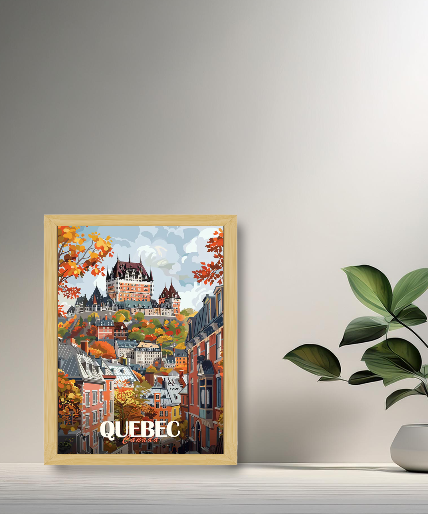 Cadre photo Quebec Canada