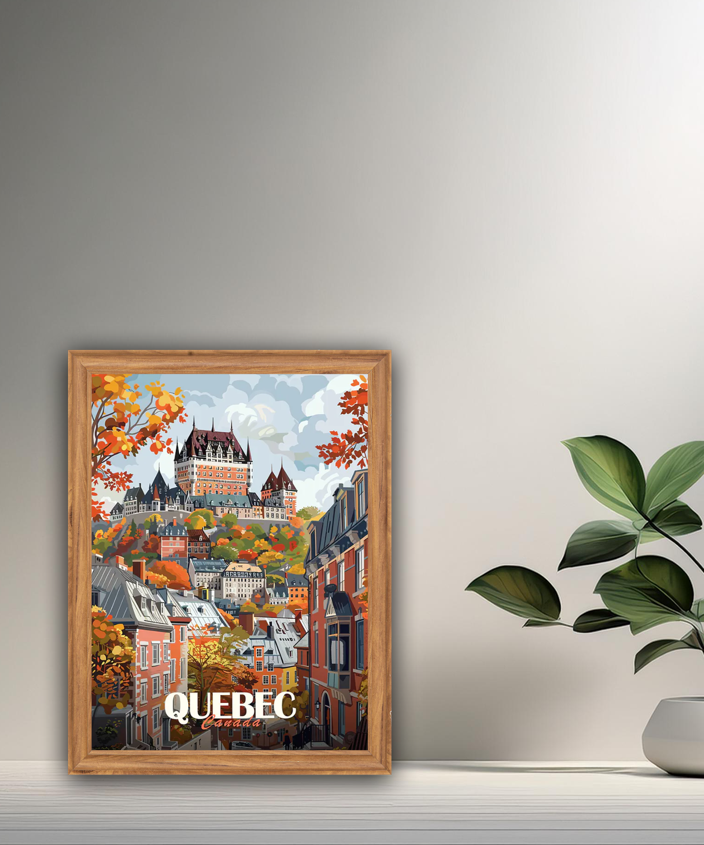 Cadre photo Quebec Canada