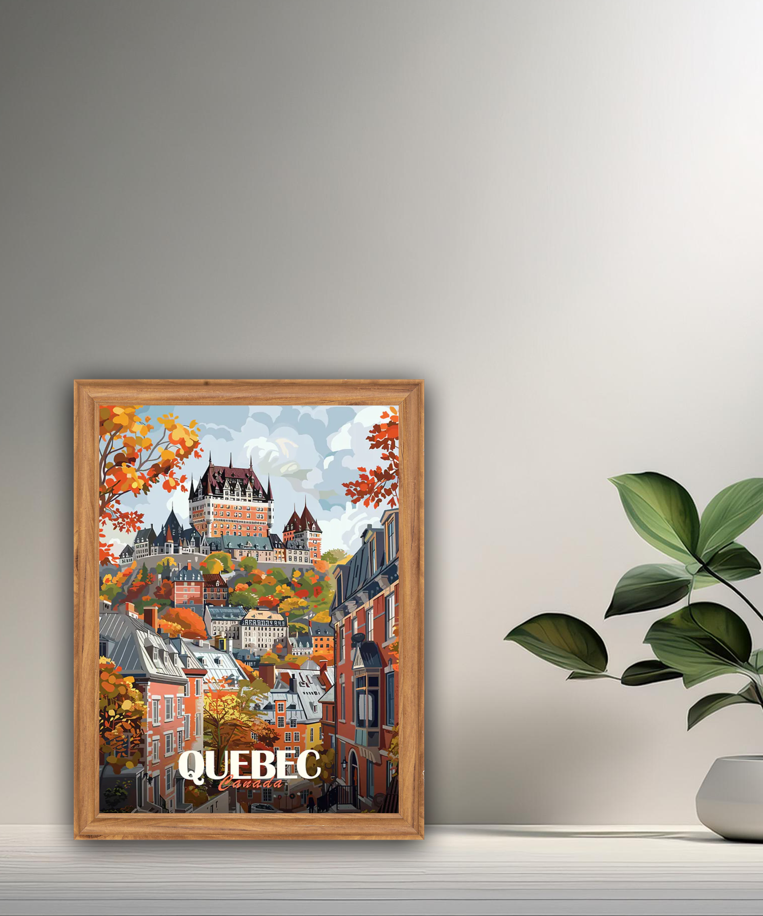 Cadre photo Quebec Canada