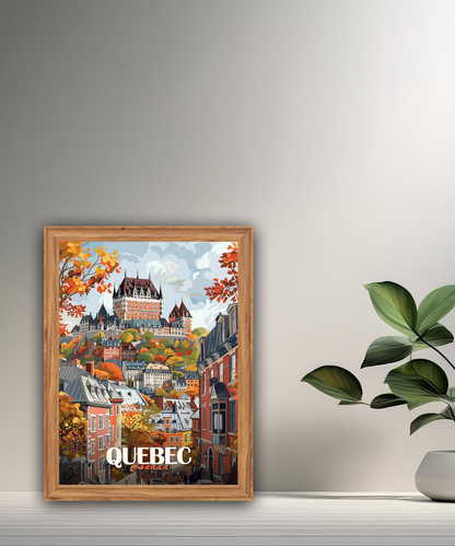Cadre photo Quebec Canada
