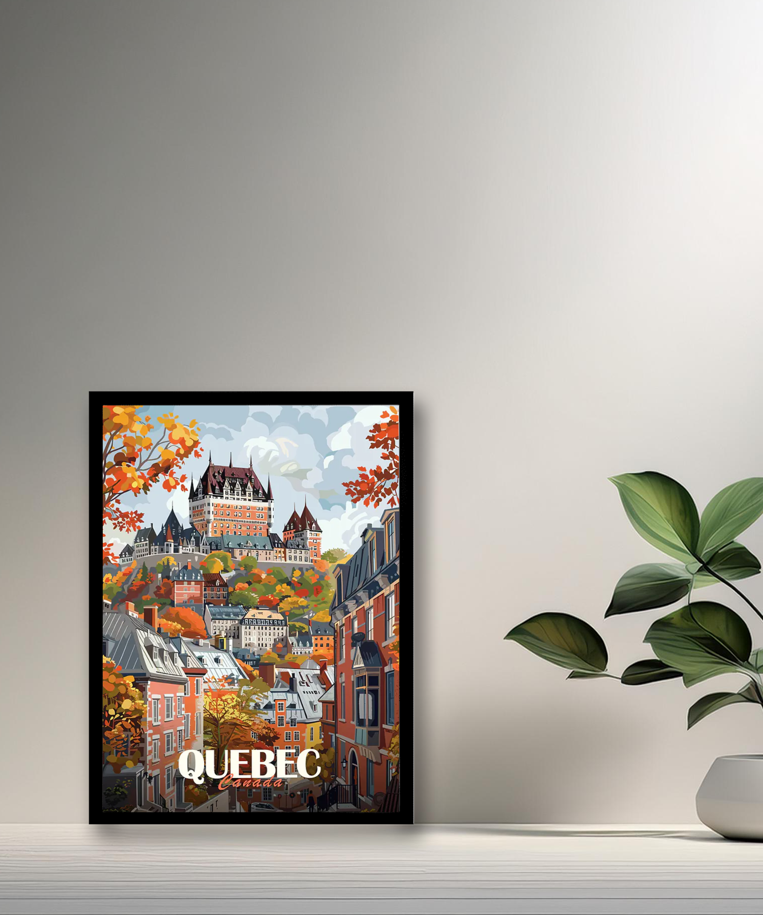 Cadre photo Quebec Canada