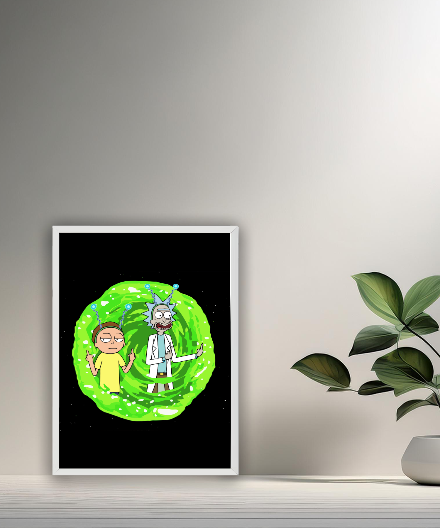 Cadre photo de Rick et Morty