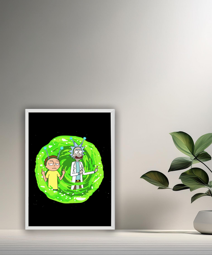 Cadre photo de Rick et Morty