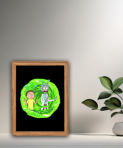 Cadre photo de Rick et Morty
