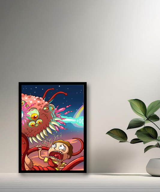 Cadre photo de Rick et Morty