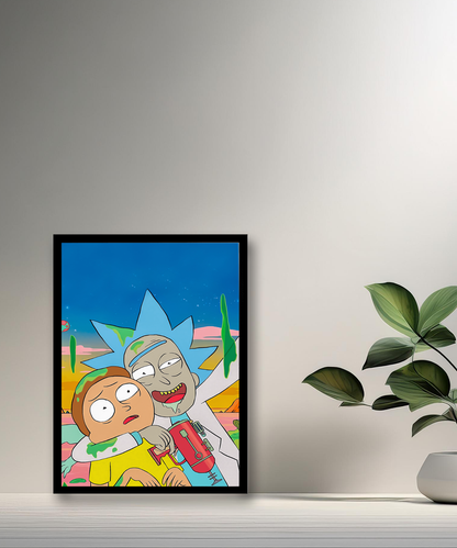 Cadre photo de Rick et Morty