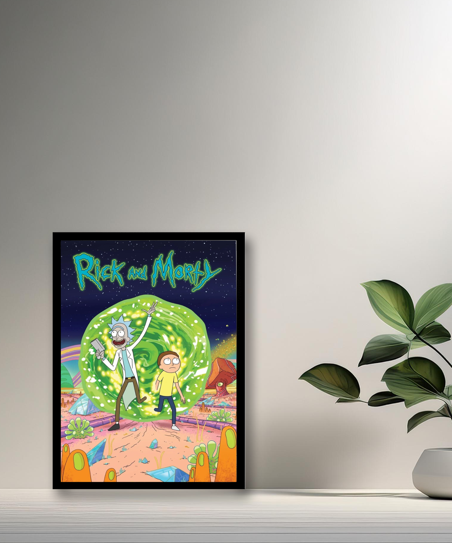 Cadre photo de Rick et Morty