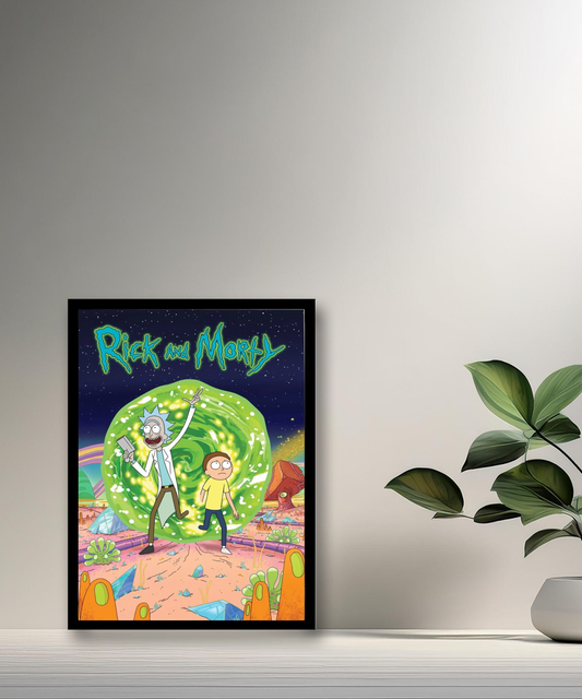 Cadre photo de Rick et Morty