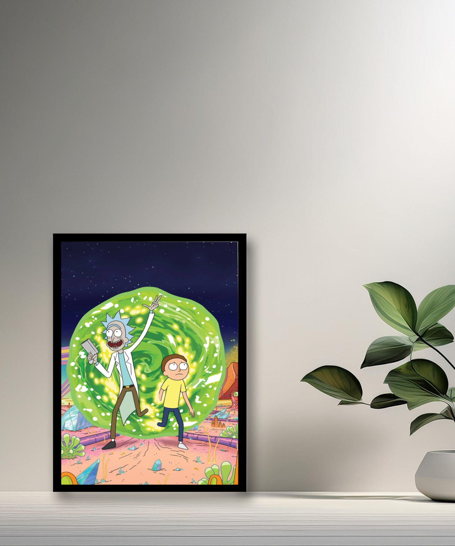 Cadre photo de Rick et Morty