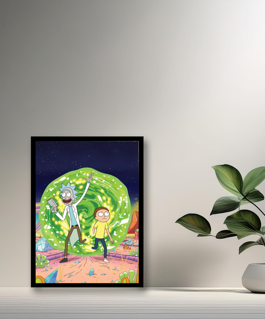 Cadre photo de Rick et Morty