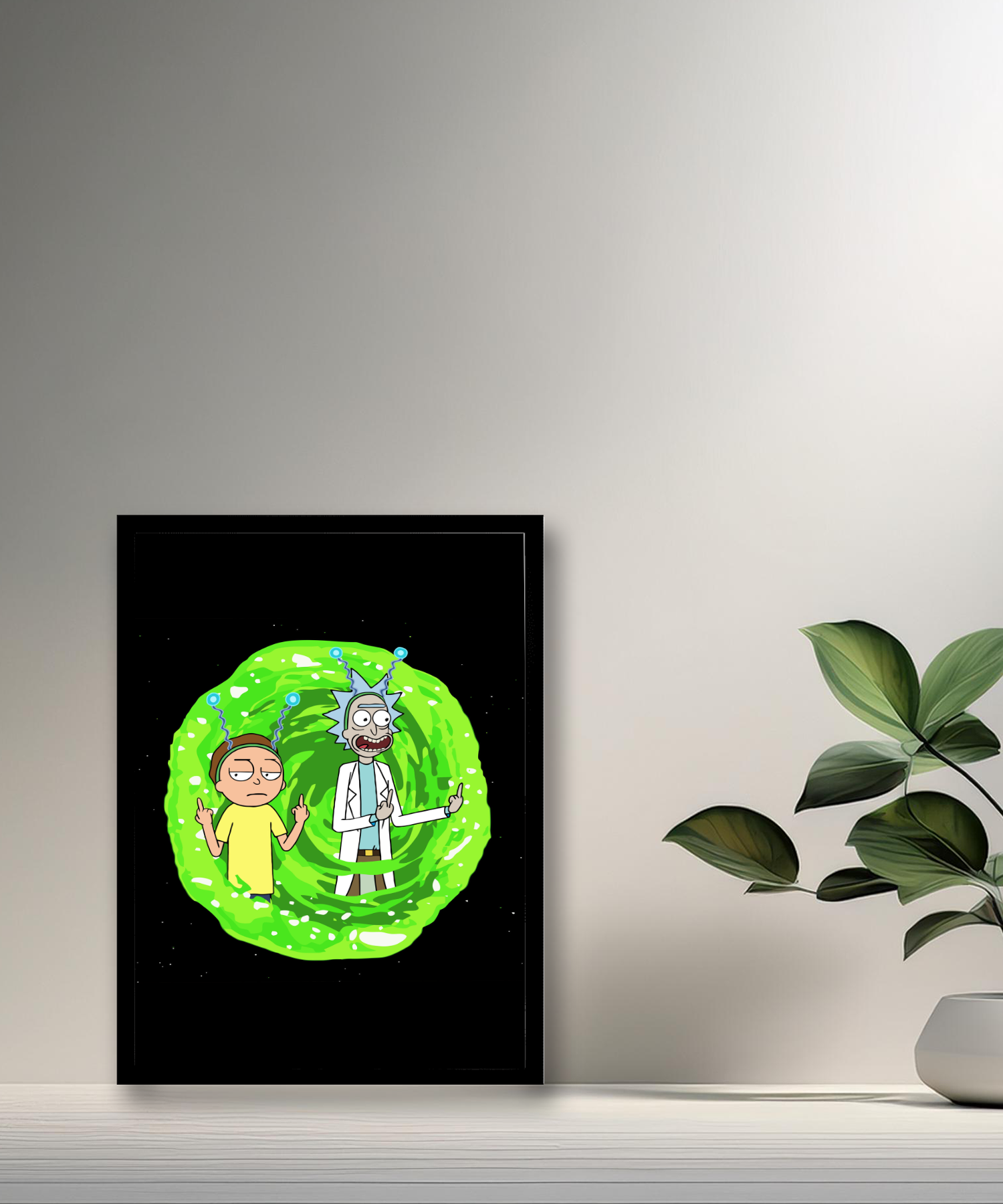 Cadre photo de Rick et Morty