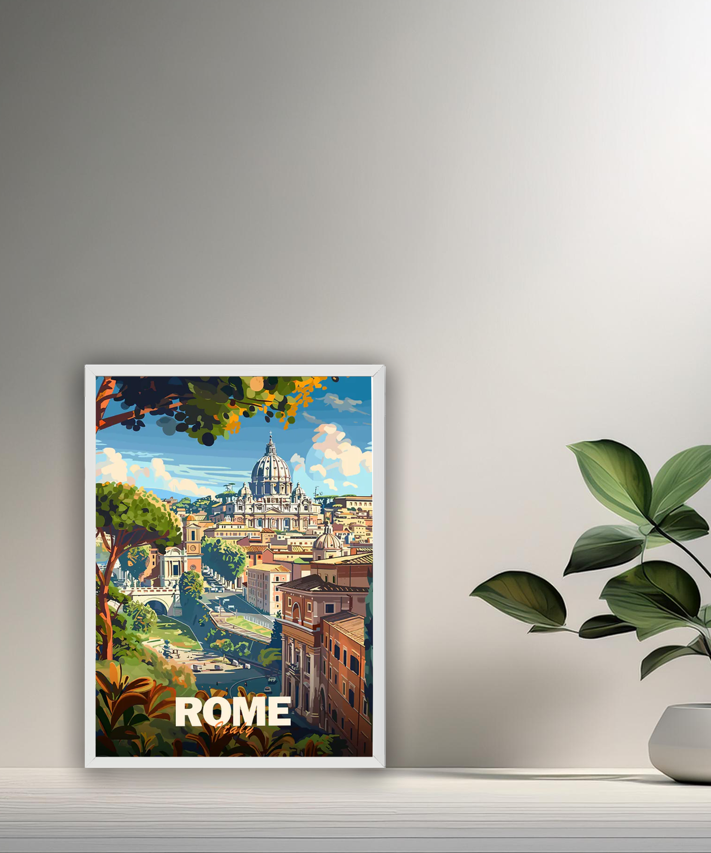 Cadre photo Rome Italy